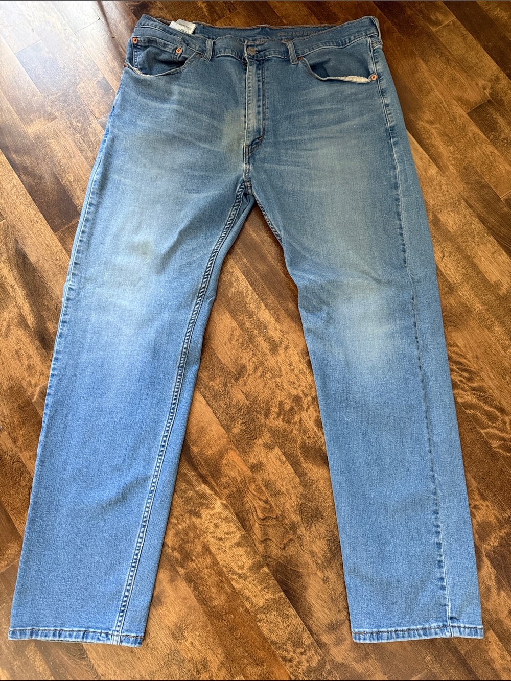 Levi's Men's Straight Jeans in Light Blue Wash